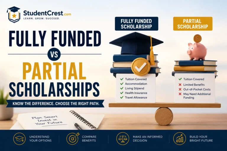 Fully Funded vs Partial Scholarships: What You Need to Know Before Applying 1 Fully Funded vs Partial Scholarships